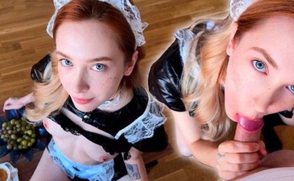 Taught a hot maid how to cook a cream pie - [Loly Nebel]