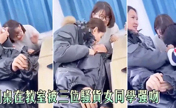 同桌在.教室.被三位骚.货女.同学强.吻真刺.激