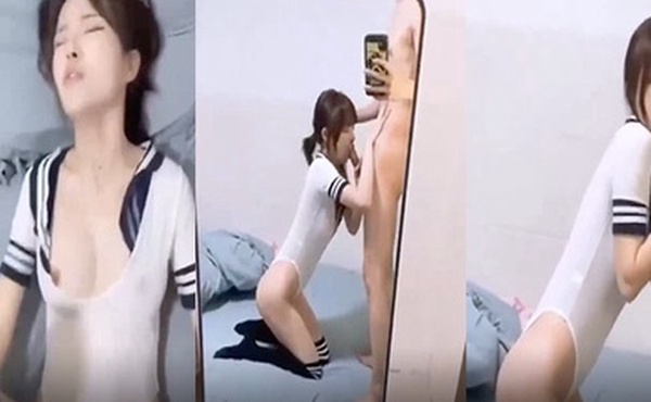 干净蛋白美少女嘴里喊着不要不要不要却不知多舒服