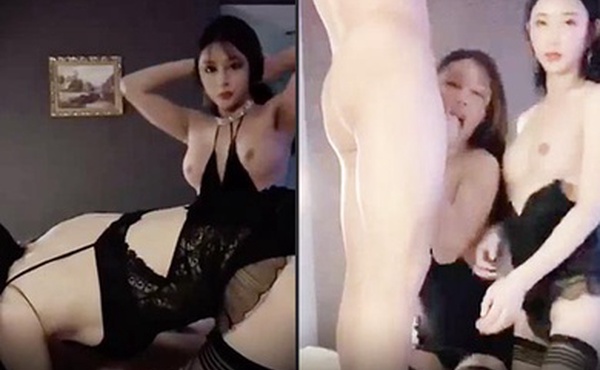 国产TS系列高颜值的诗诗和君君和健身小鲜肉3P_各种姿势操的呻吟不断