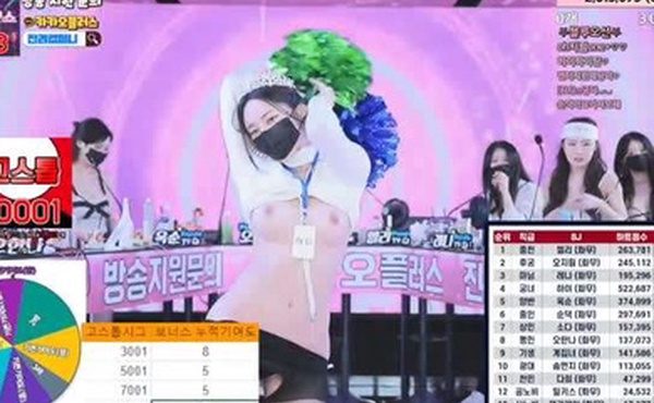 韩国BJ脱衣热舞直播秀第一季完结撒花3月25日最终排名赛上段