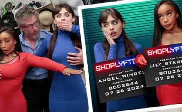 两个偷东西的美女被保安抓住爆草