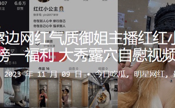 快手网红御姐主播榜一福利大秀露穴自慰视频流出