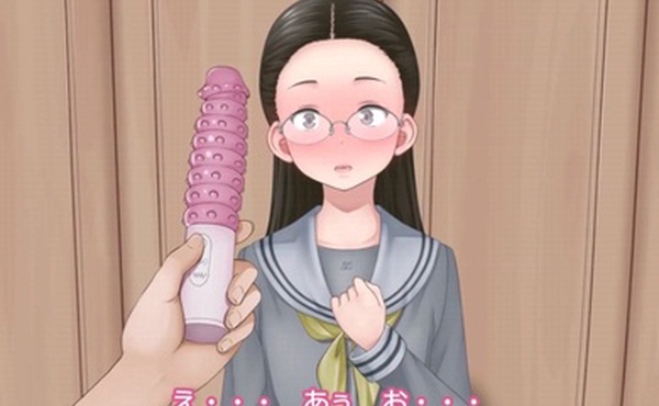 新しい制服を着た娘にオナニーショーさせてみた