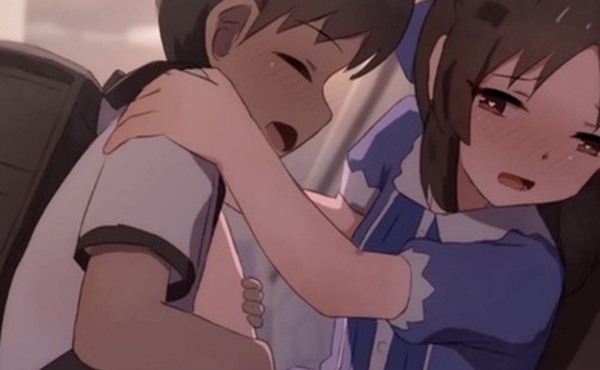 在放学回家的路上被班上的一个男孩看到