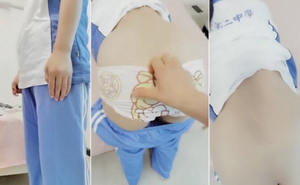 精品劇情佳作套路害怕軍訓的學生妹穿著校服青春十足拔下褲子白虎肥鮑盡收眼底