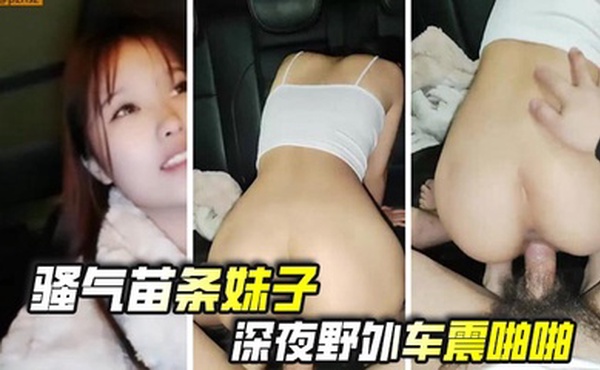 骚气苗条妹子深夜野外车震啪啪