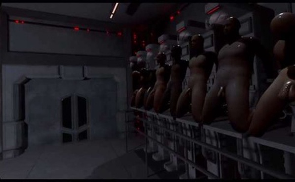 全乳胶服，巨乳丰满熟女吹箫并吞下奴隶的精液