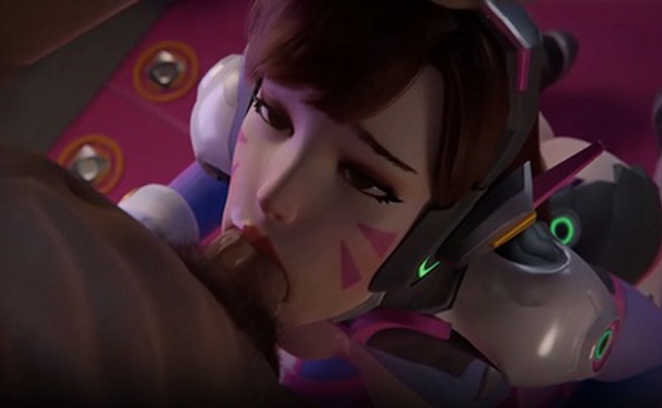 先是深喉口爆Dva，然后是后入爆操美少女的白虎鲍鱼，一下一下的猛烈的撞击着翘臀，爽爆了吧