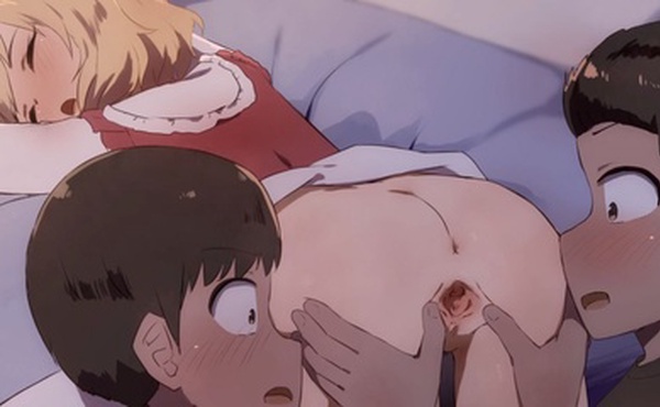 小学生学习结束后，孩子们第一次体验熟睡的桃花