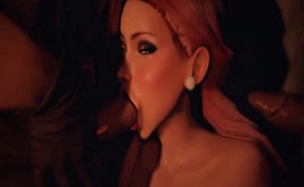 【3D】巨乳女歌手不为人知的一面