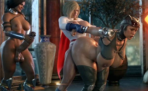 【3D】巨屌女战士后入强插女部下