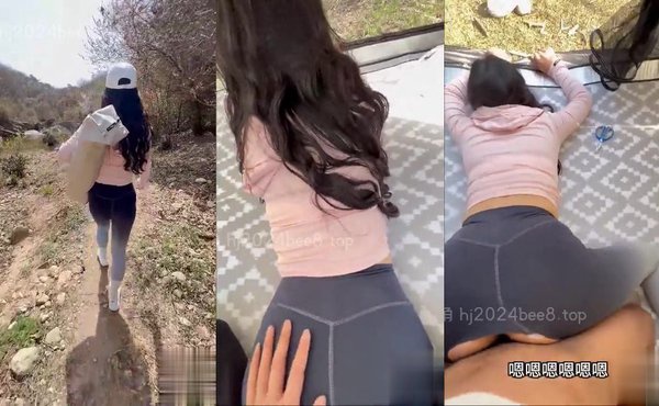 户外营地与性感亲姐潮喷内射，用扩阴器亲眼看见精液流向子宫